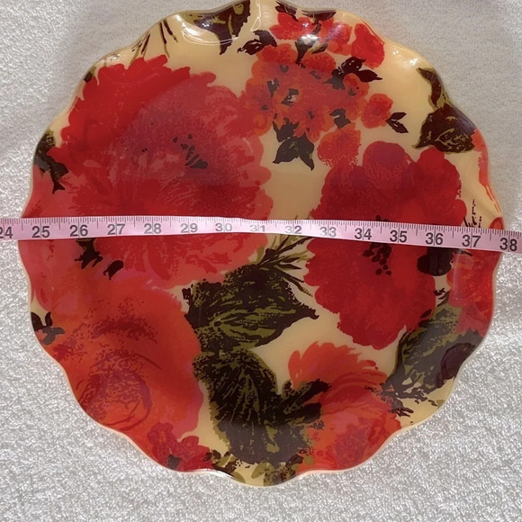 Vintage Hardy Glenwood Floral  Fab Composite Fabware Serving Tray Decor - Picture 8 of 8